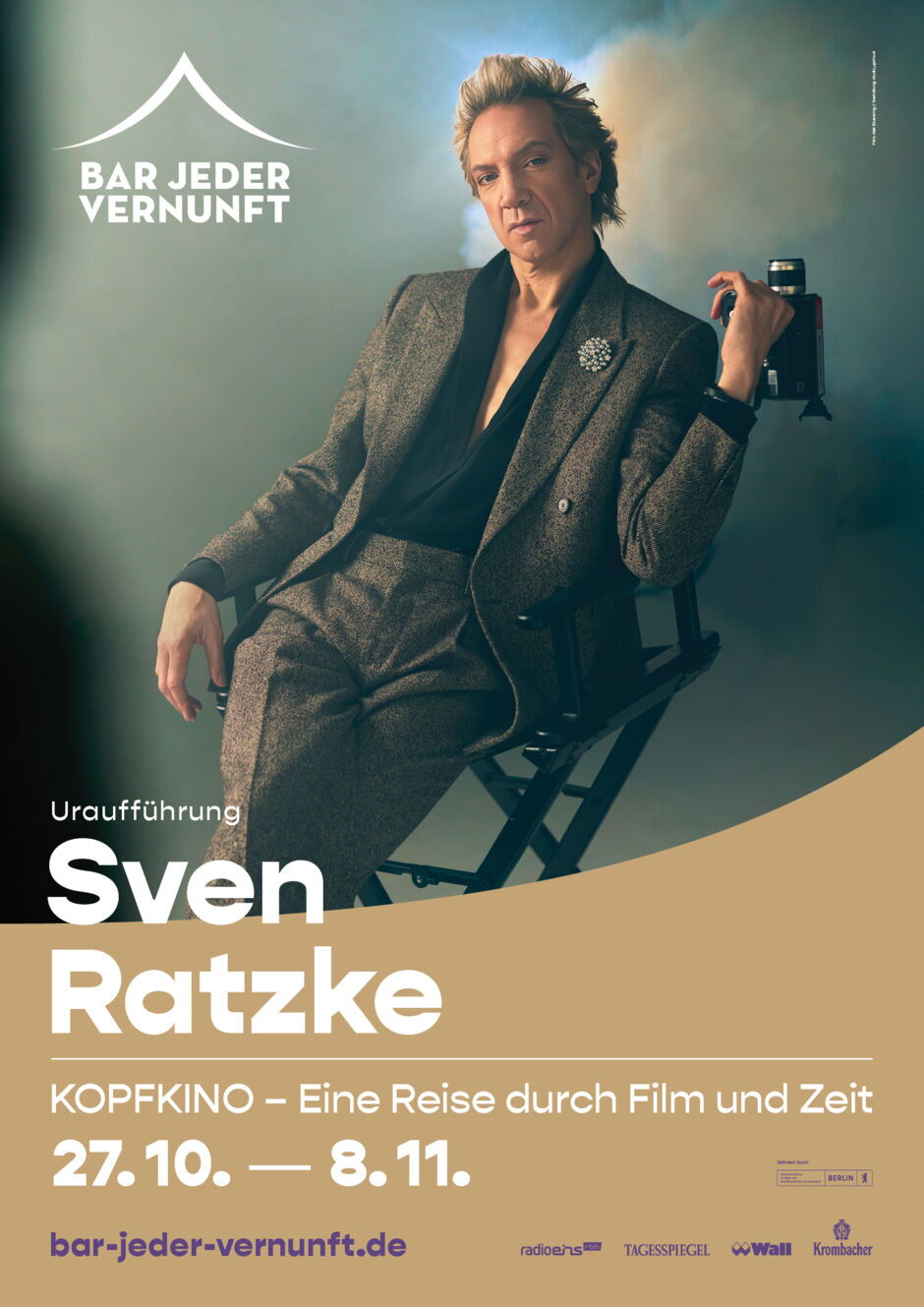 Uraufführung: Sven Ratzke „KOPFKINO – Eine Reise durch Film und Zeit“ Uraufführung: Sven Ratzke „KOPFKINO – Eine Reise durch Film und Zeit“